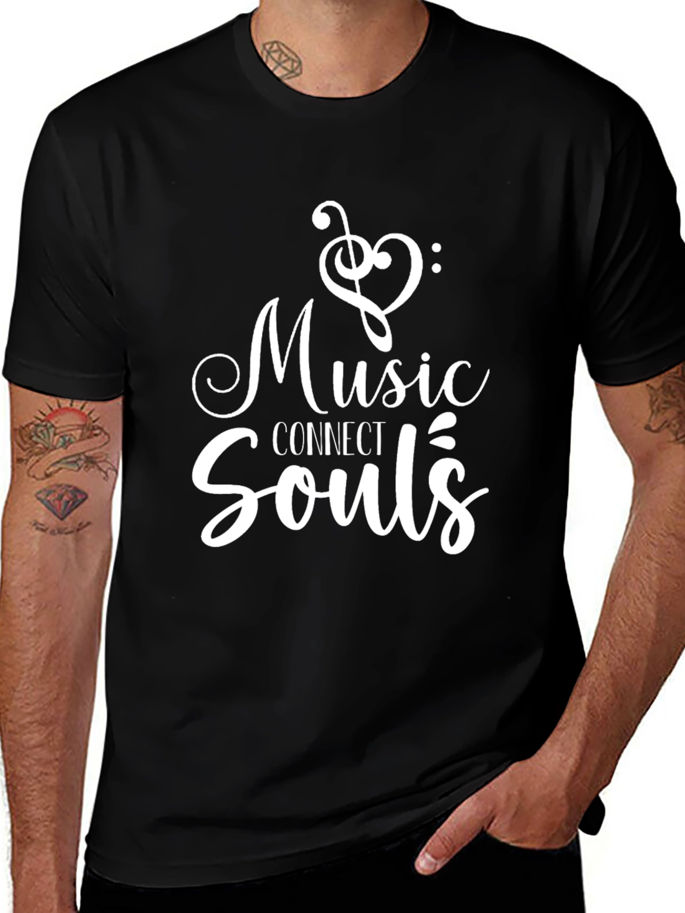 Music Connect Souls Graphic T-Shirt