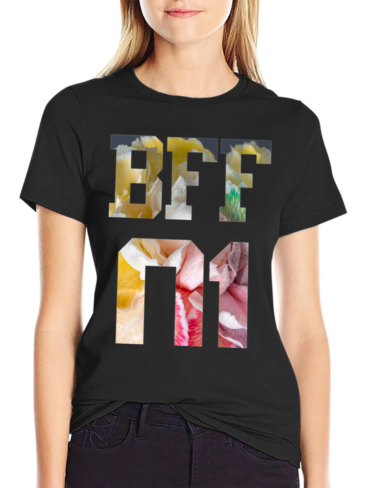 Floral BFF T-Shirt - Best Friends Forever Tee