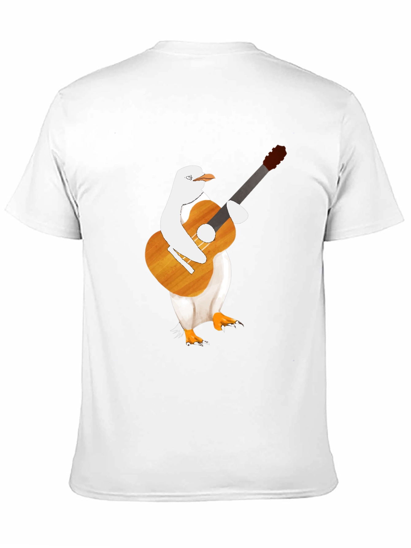 Seagull Guitarist Graphic T-Shirt - Unique Music Lover Tee