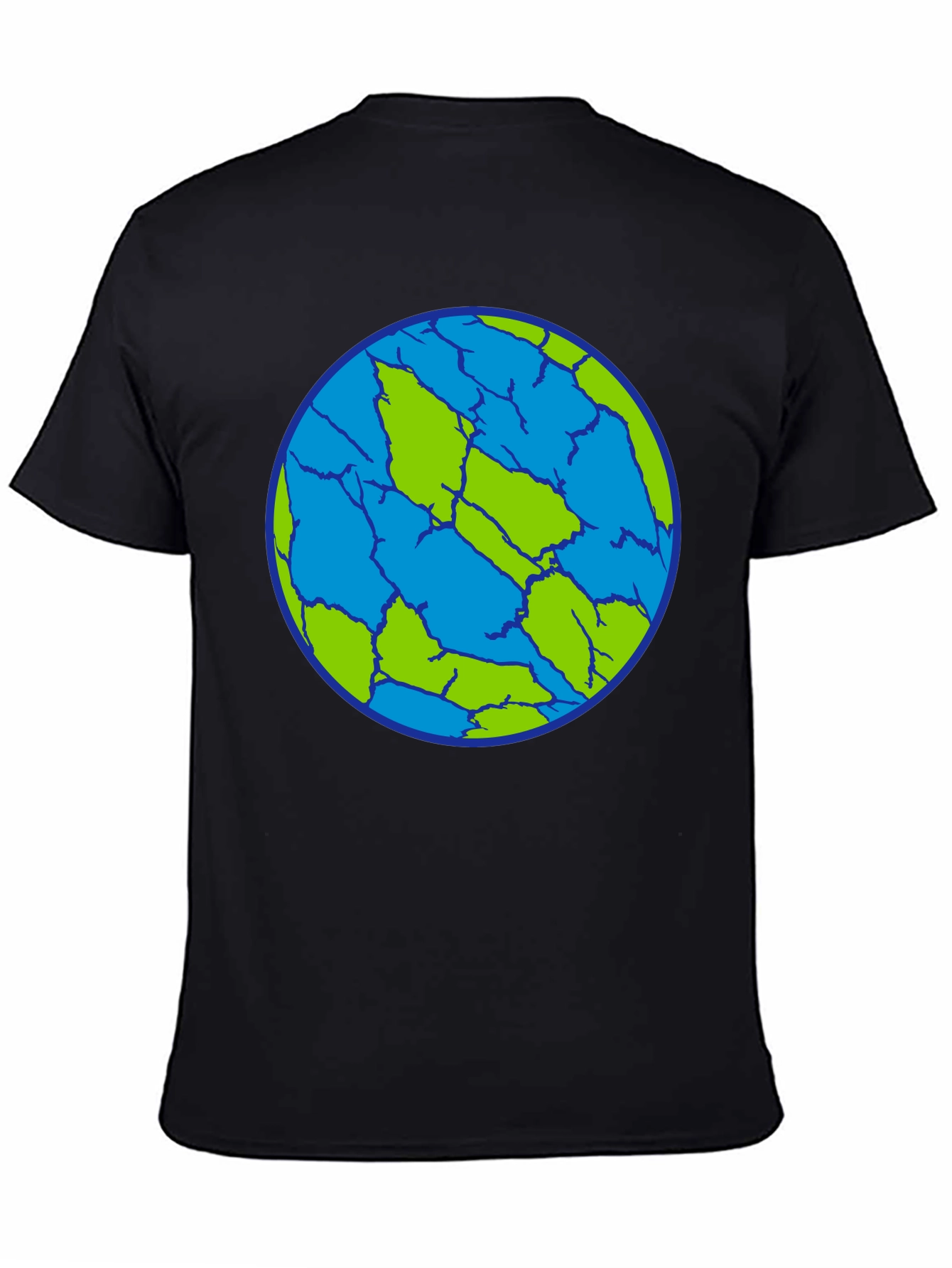 Cracked Earth T-Shirt - Unique Planet Design