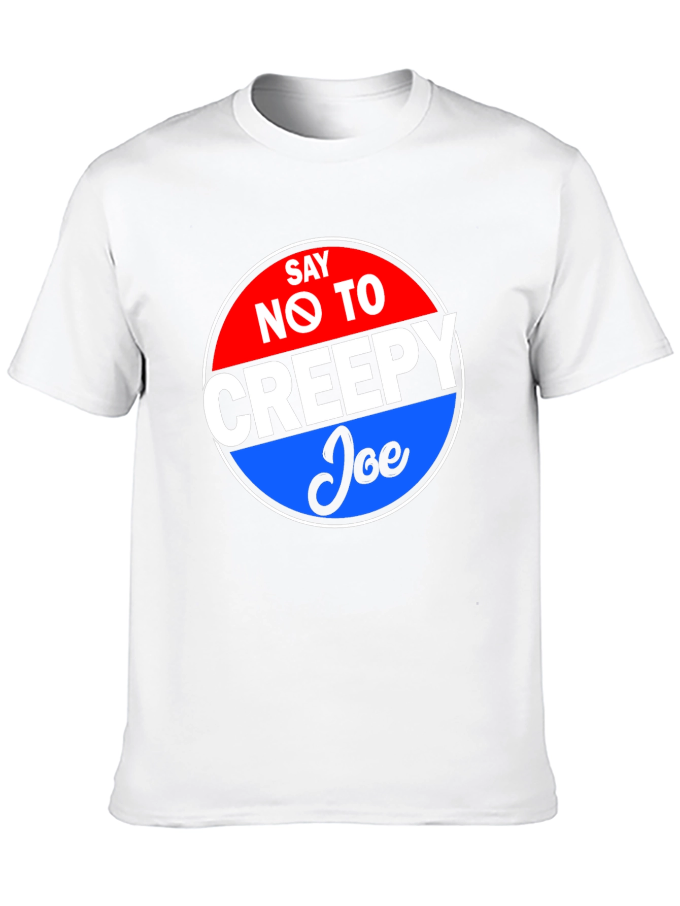 Say No to Creepy Joe Black Graphic Tee