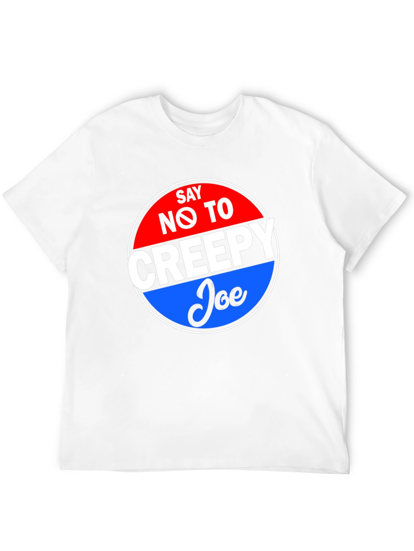 Say No to Creepy Joe Black Graphic Tee