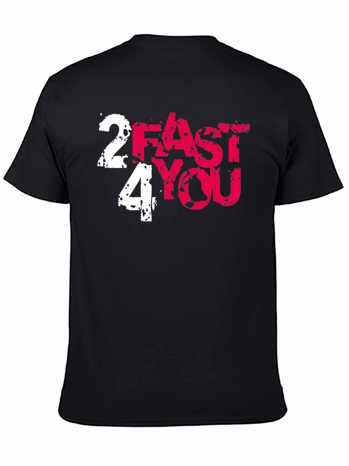 2 Fast 4 You Graphic Tee - Black