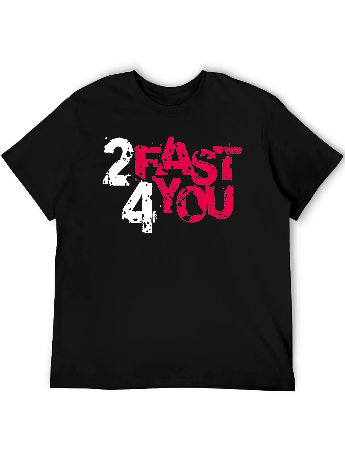 2 Fast 4 You Graphic Tee - Black