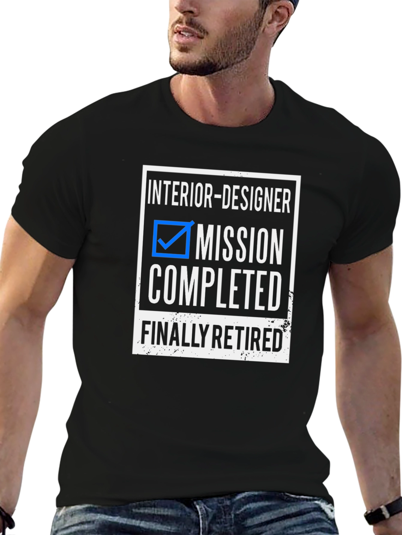 Interior Designer Mission Completed Retired T-Shirt