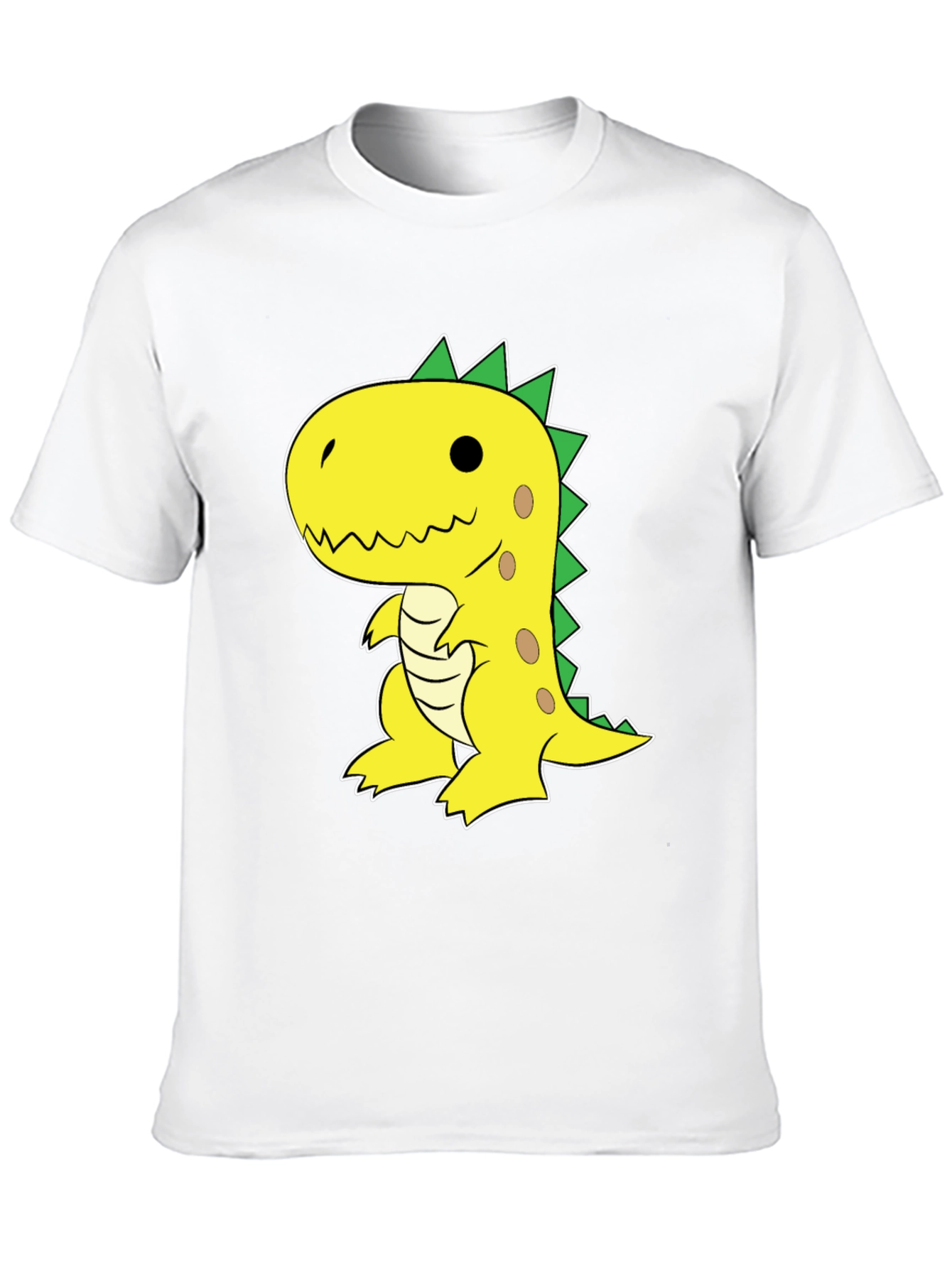 Dino Graphic Tee - Fun & Casual Black T-Shirt