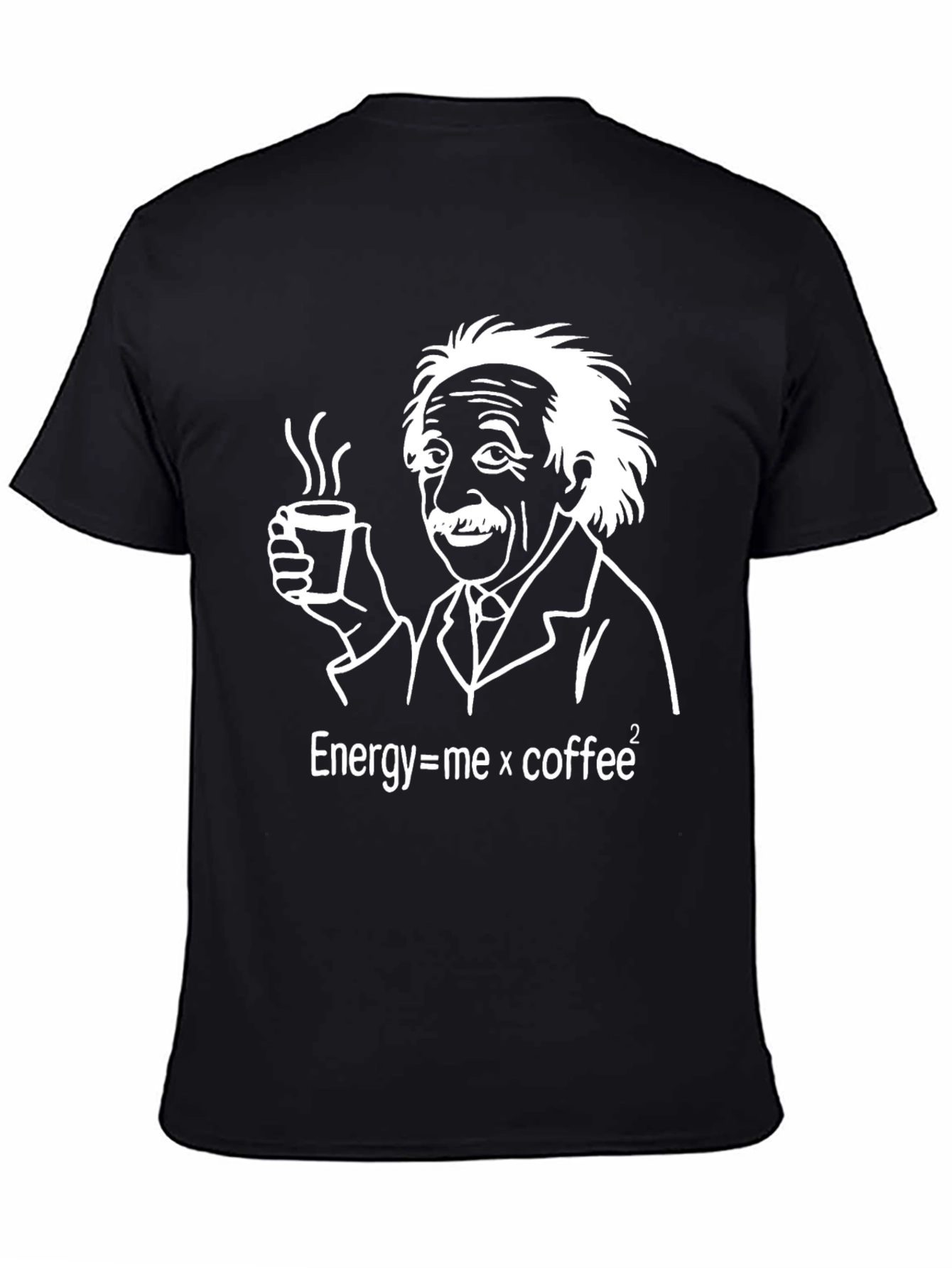 Einstein Coffee Equation Graphic T-Shirt