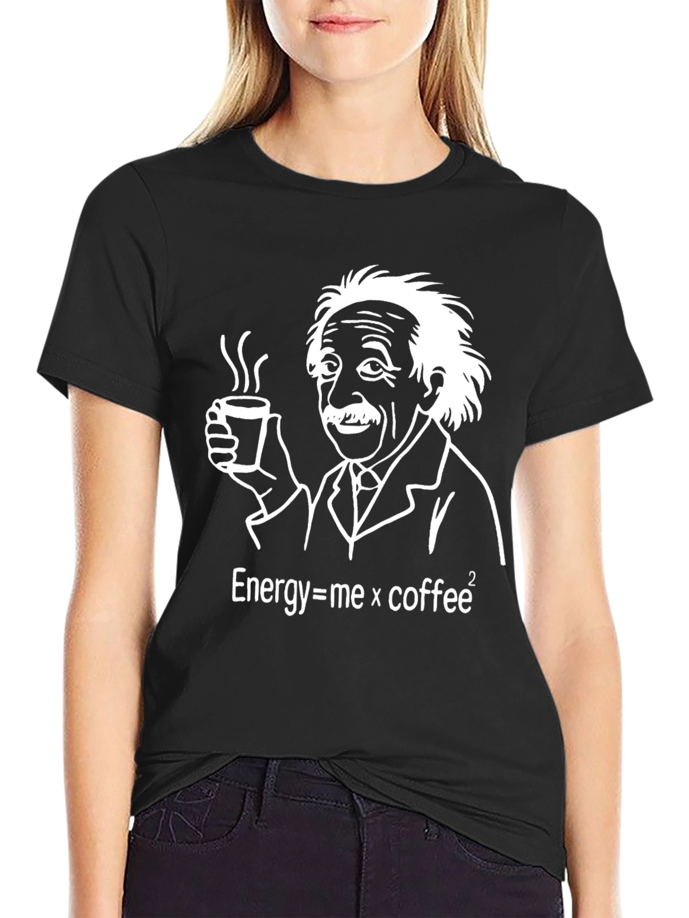 Einstein Coffee Equation Graphic T-Shirt