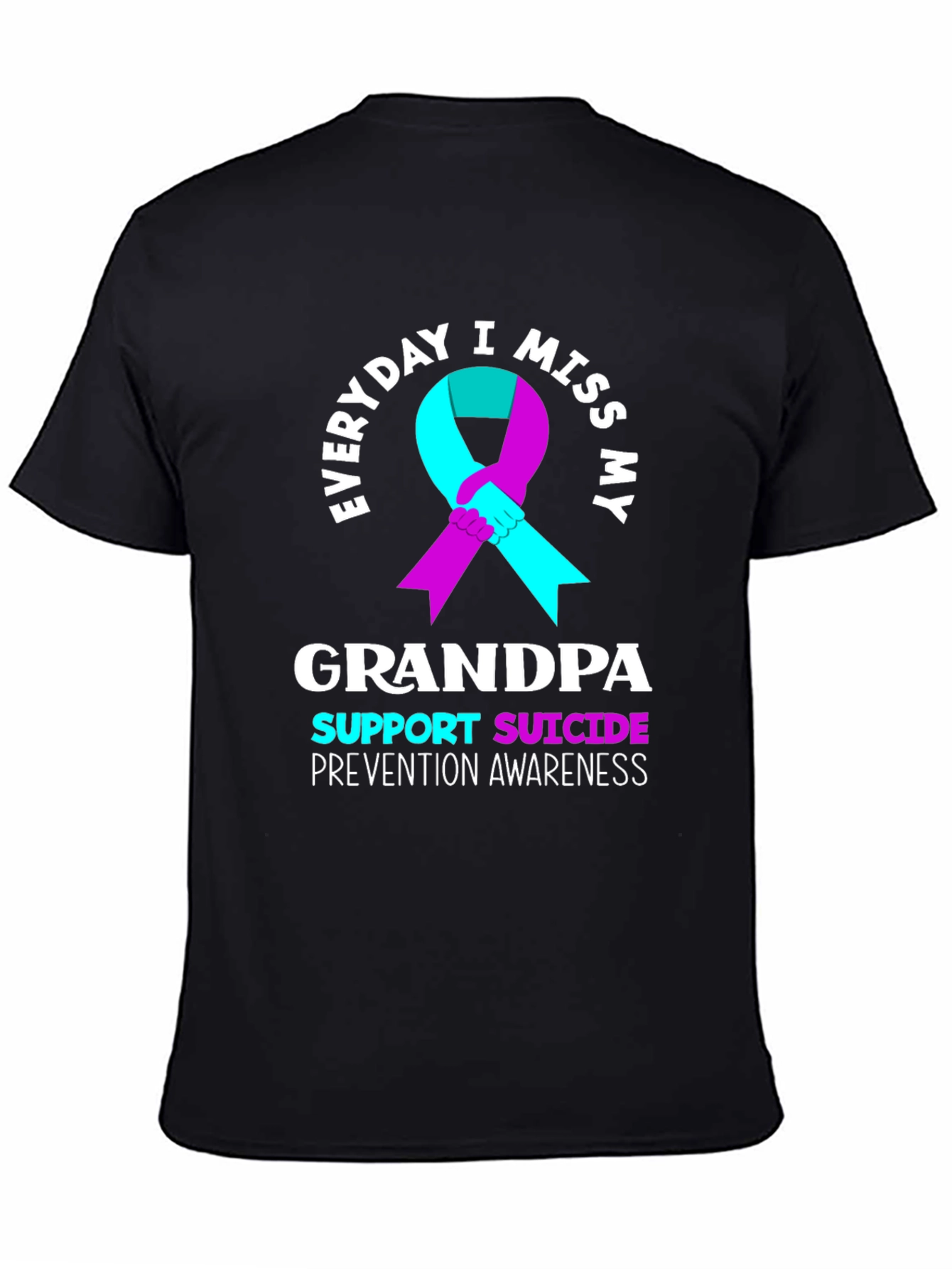 Everyday I Miss My Grandpa Suicide Prevention Awareness T-Shirt
