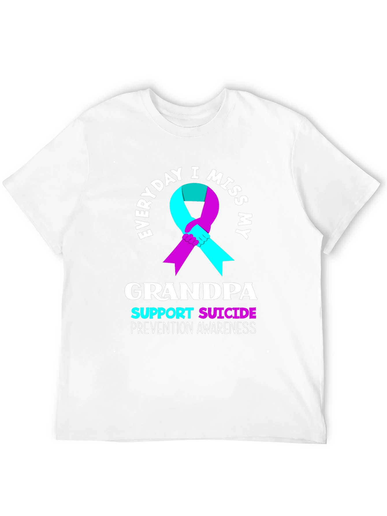 Everyday I Miss My Grandpa Suicide Prevention Awareness T-Shirt