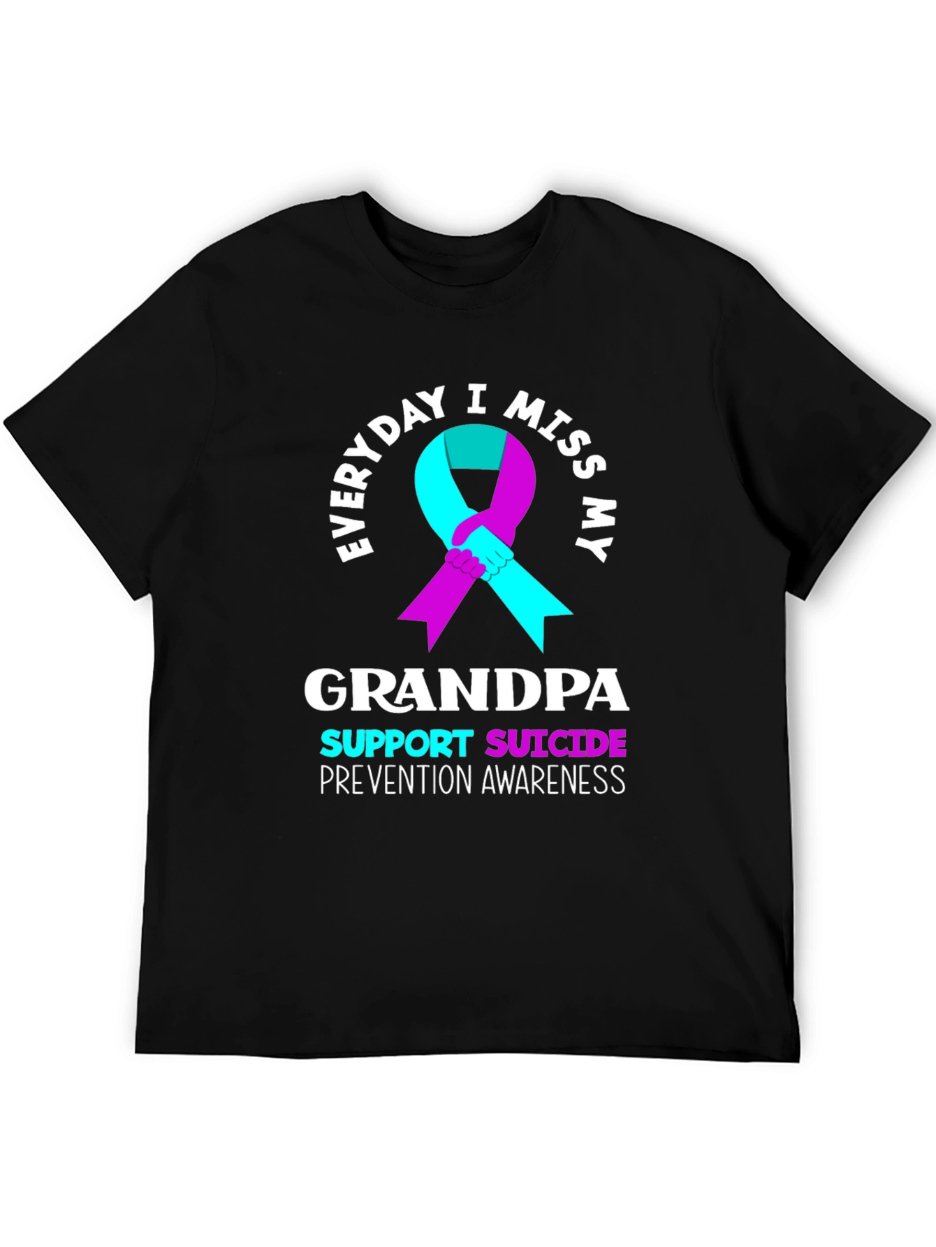 Everyday I Miss My Grandpa Suicide Prevention Awareness T-Shirt