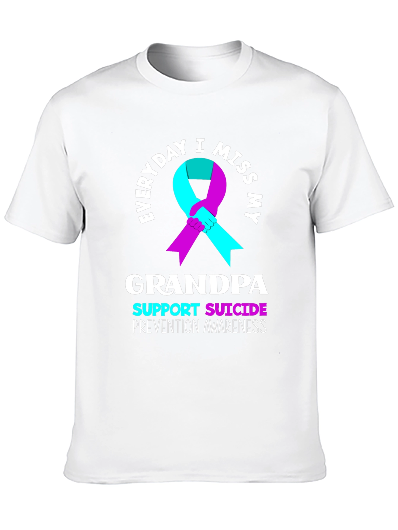 Everyday I Miss My Grandpa Suicide Prevention Awareness T-Shirt