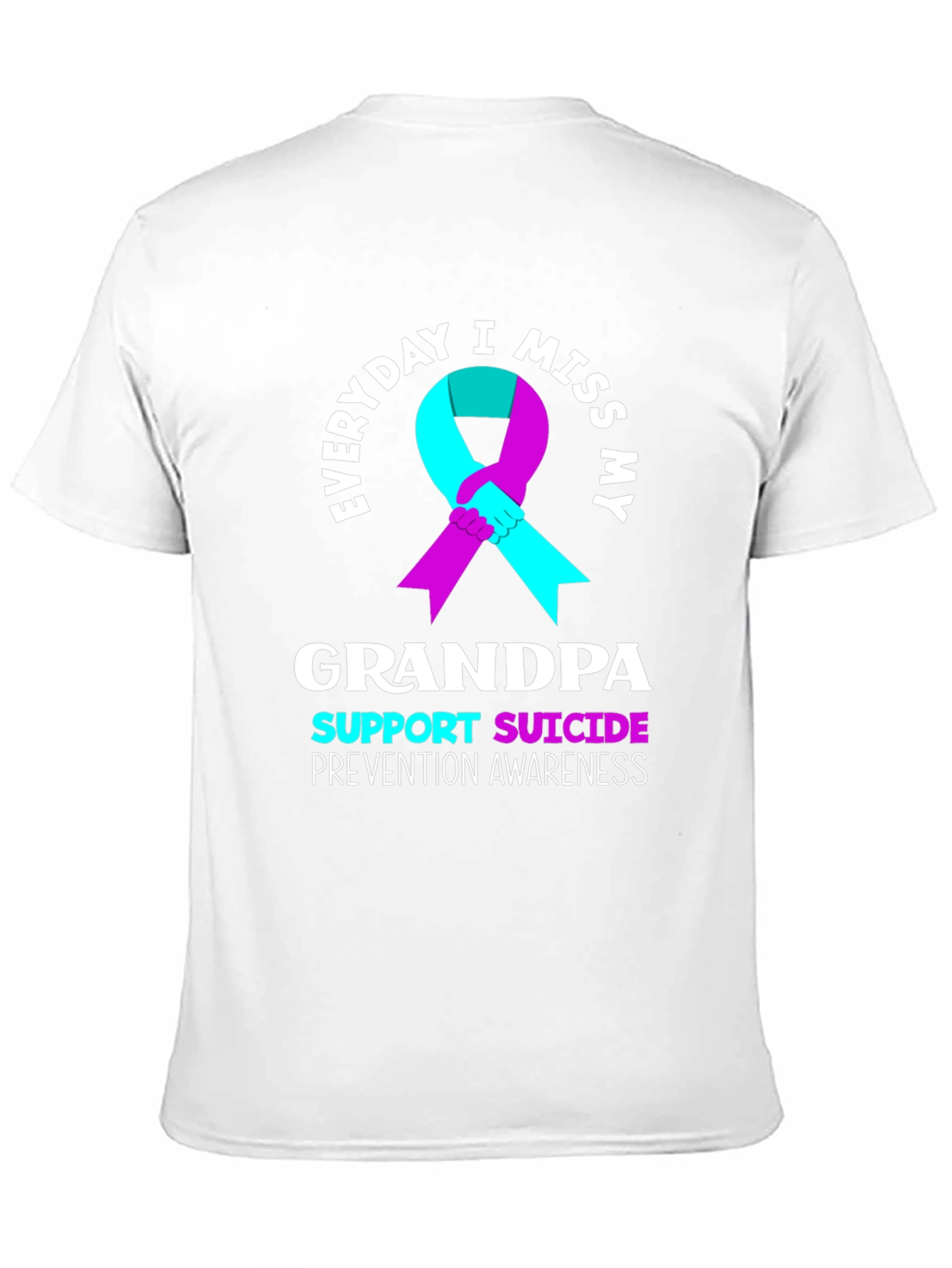 Everyday I Miss My Grandpa Suicide Prevention Awareness T-Shirt