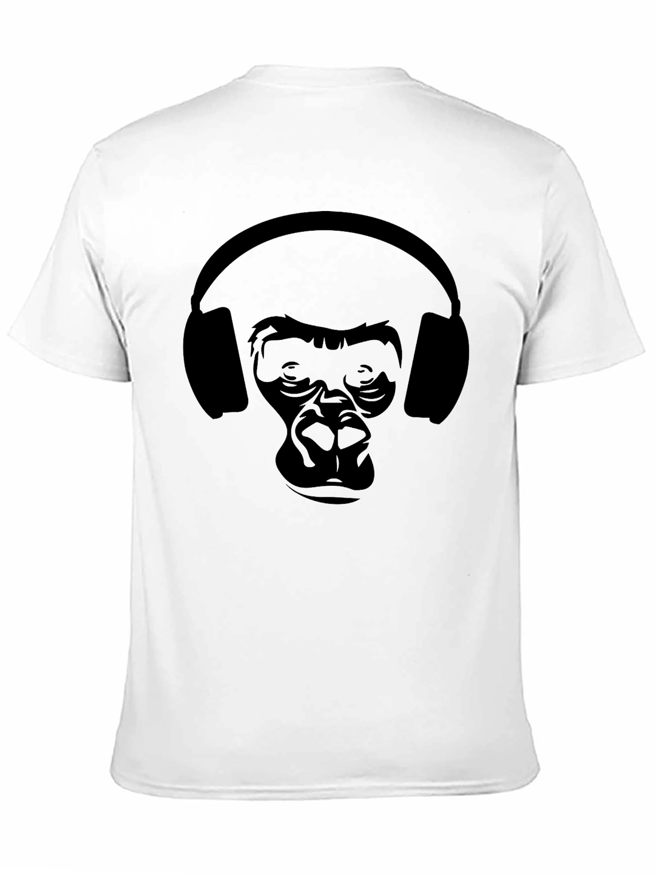 Gorilla Headphones Graphic T-Shirt