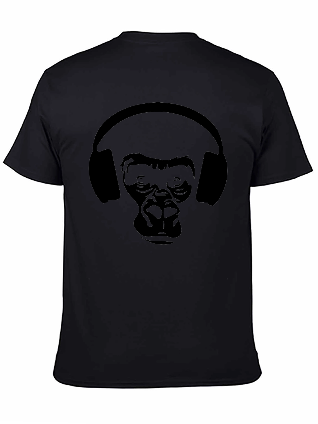 Gorilla Headphones Graphic T-Shirt