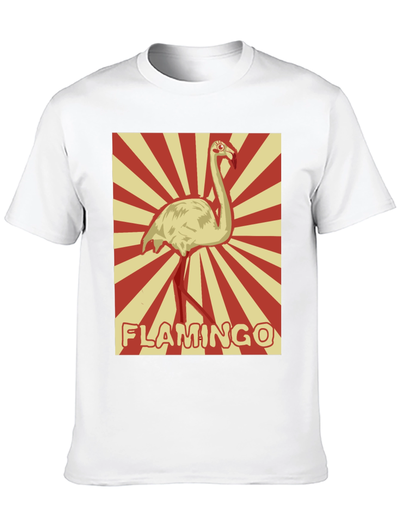 Retro Flamingo Graphic T-Shirt
