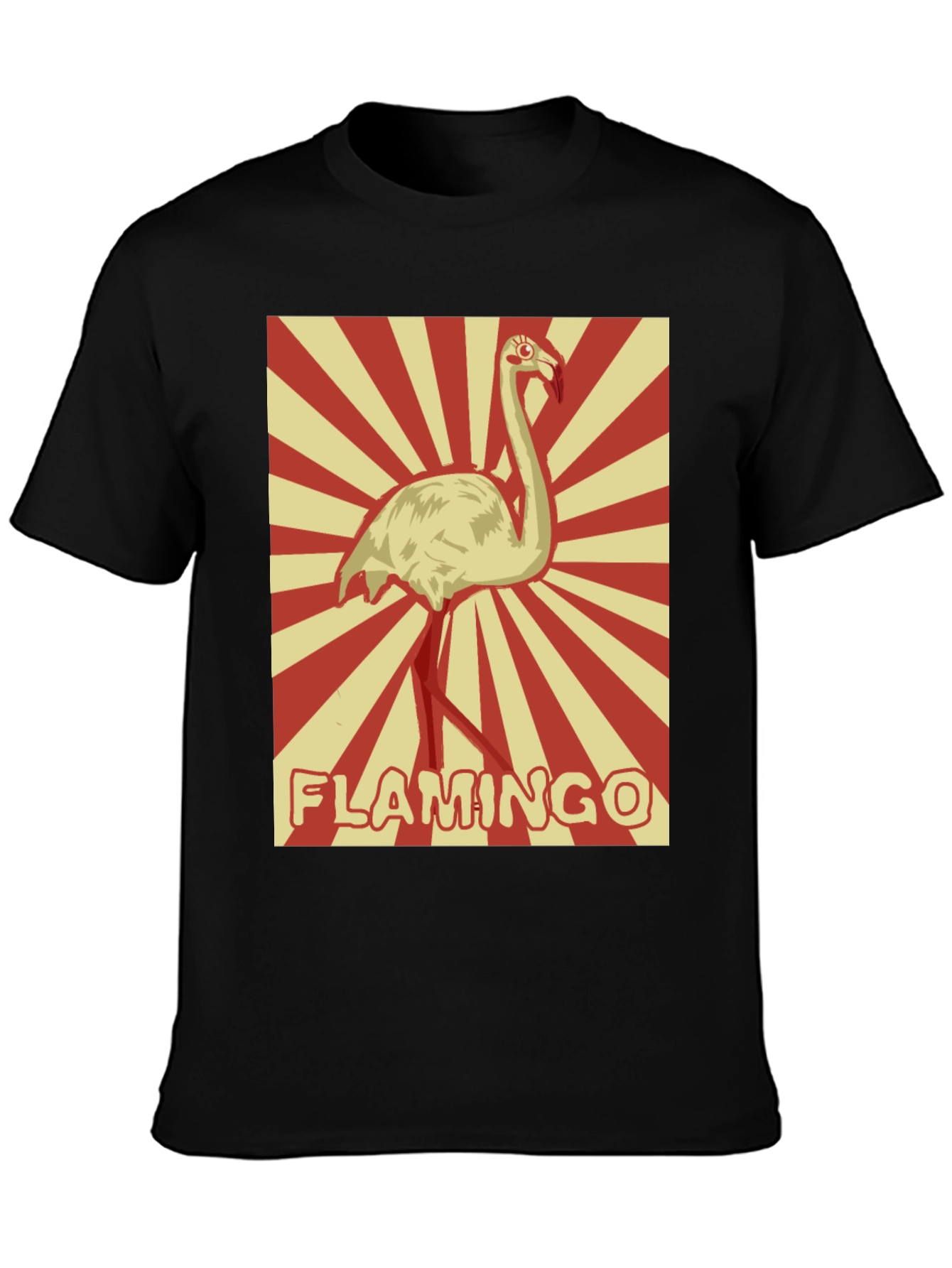 Retro Flamingo Graphic T-Shirt