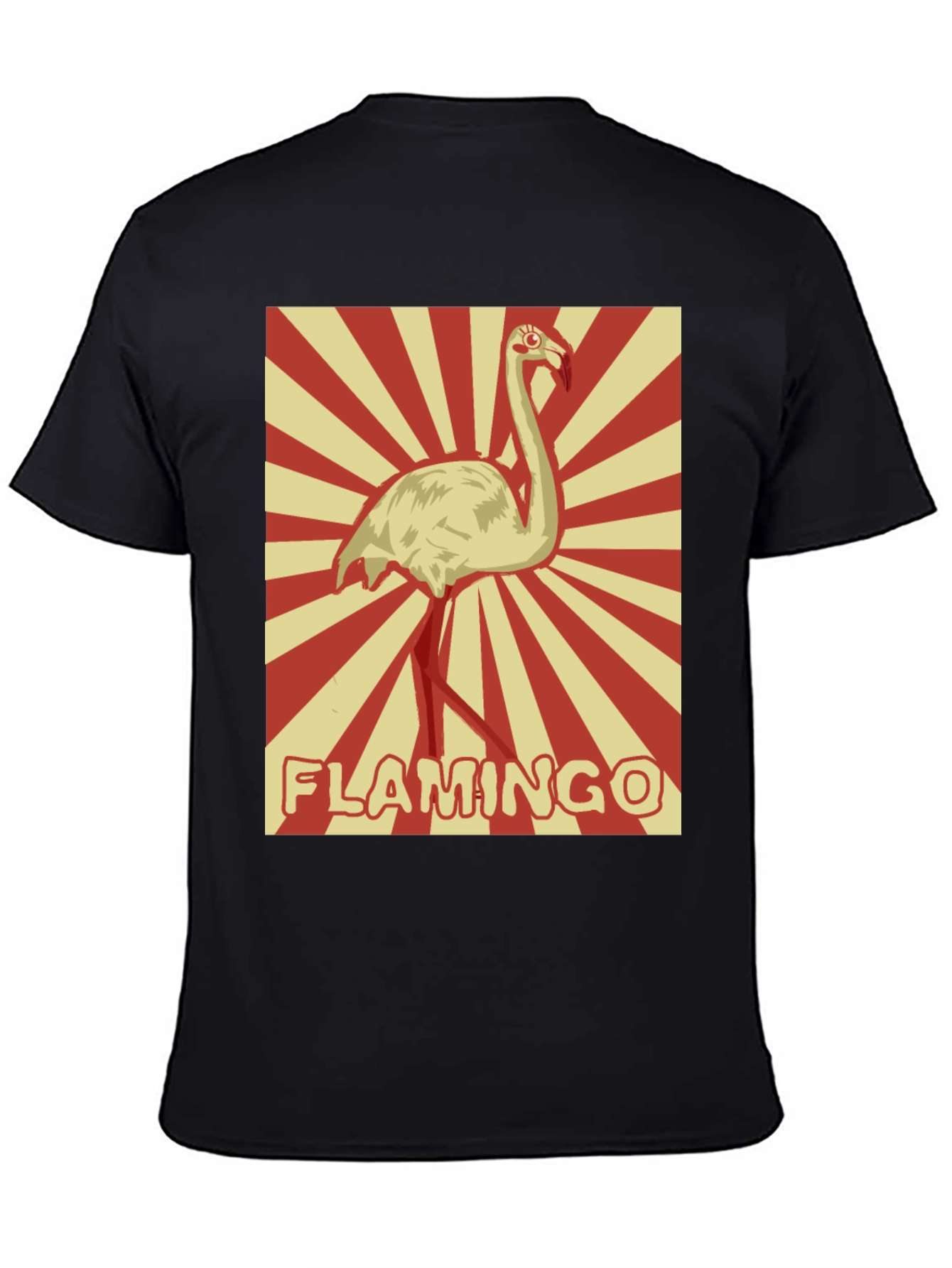 Retro Flamingo Graphic T-Shirt
