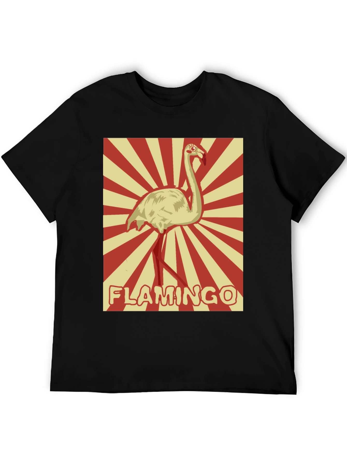 Retro Flamingo Graphic T-Shirt