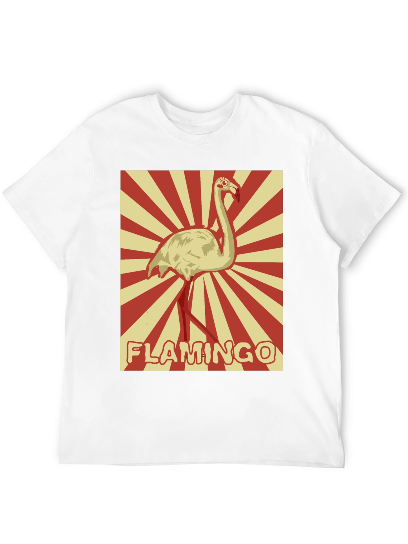 Retro Flamingo Graphic T-Shirt