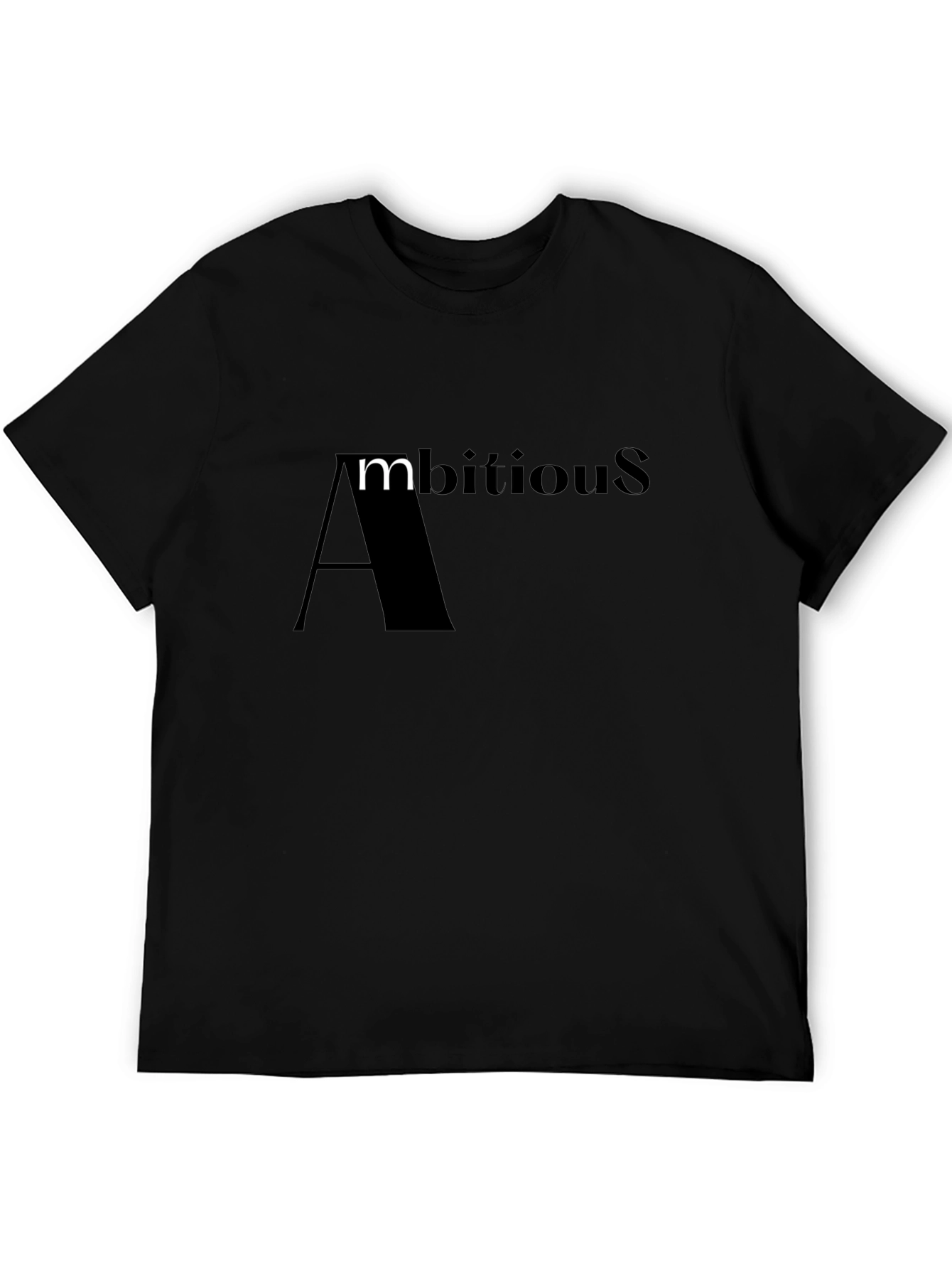 Ambitious Graphic Black T-Shirt