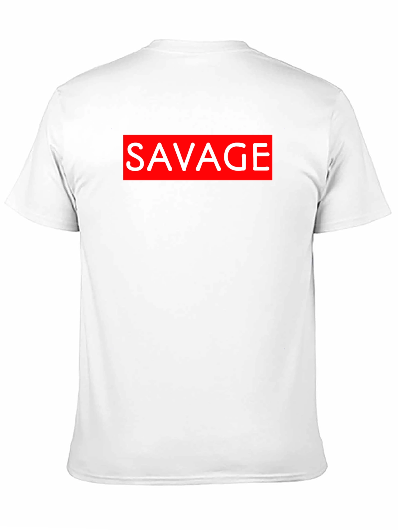 Savage Graphic Tee - Black Crew Neck T-Shirt