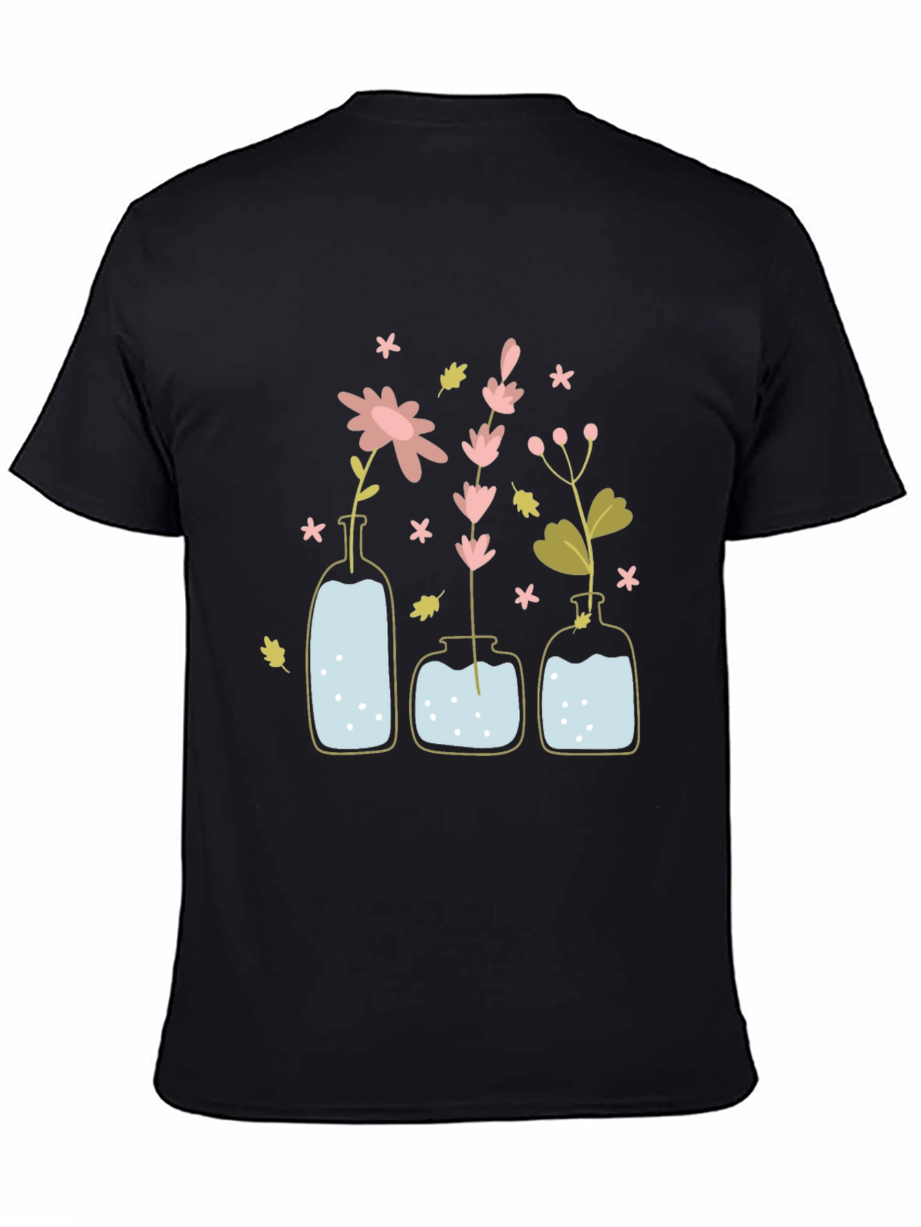 Floral Vases Graphic T-Shirt