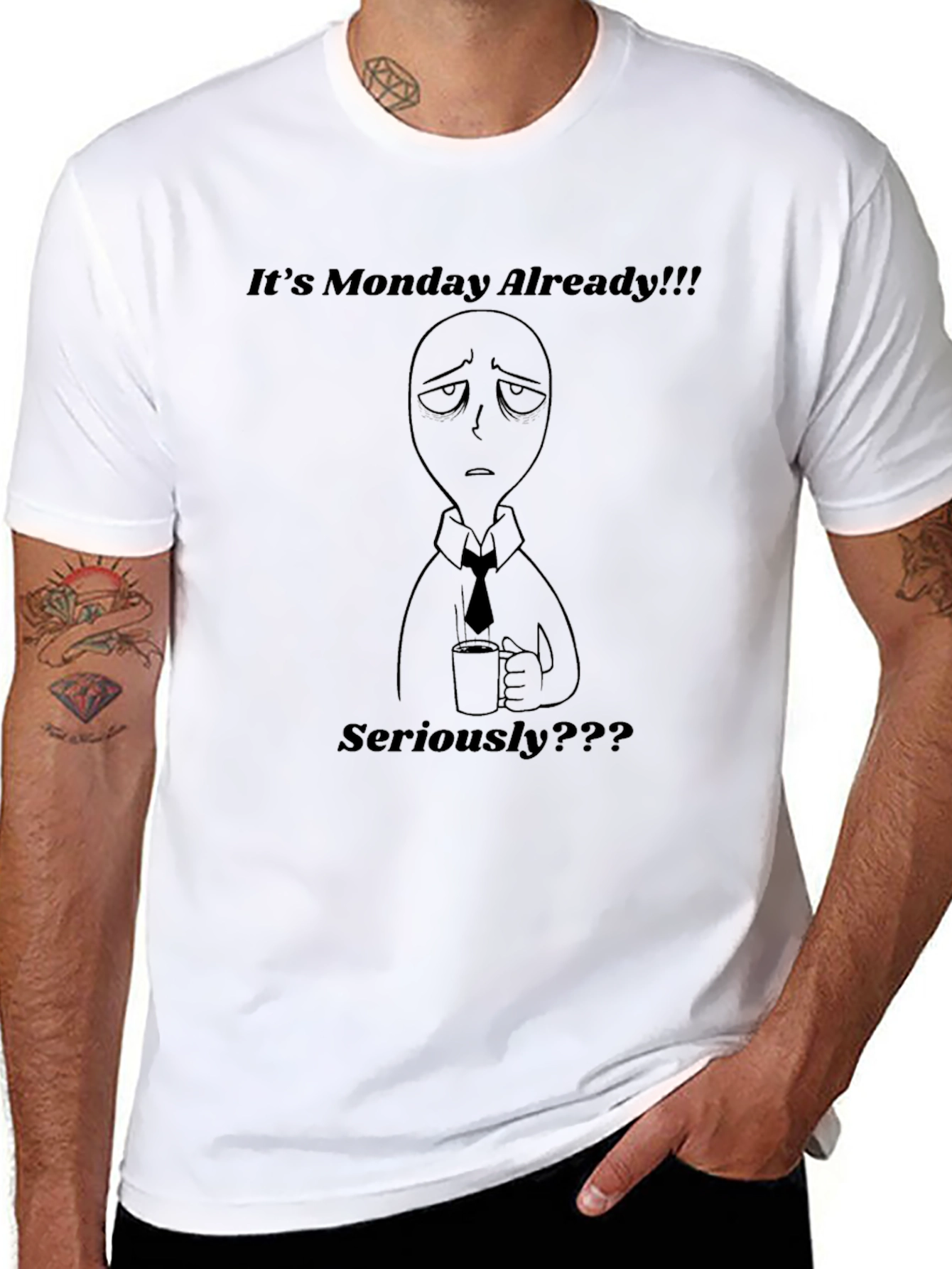 Its Monday Already T-Shirt Funny Graphic Tee