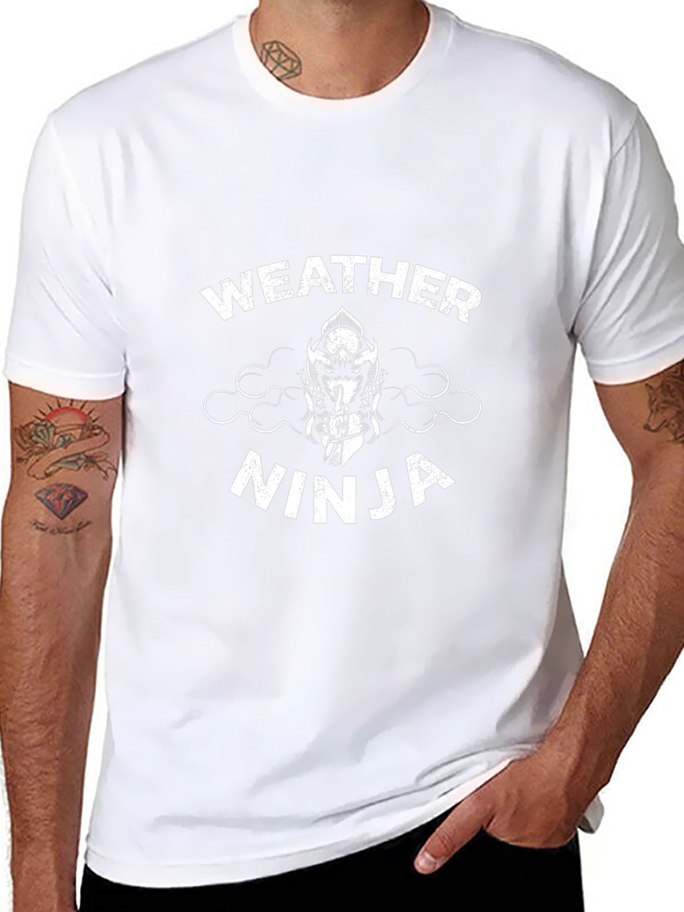 Weather Ninja T-Shirt - Black