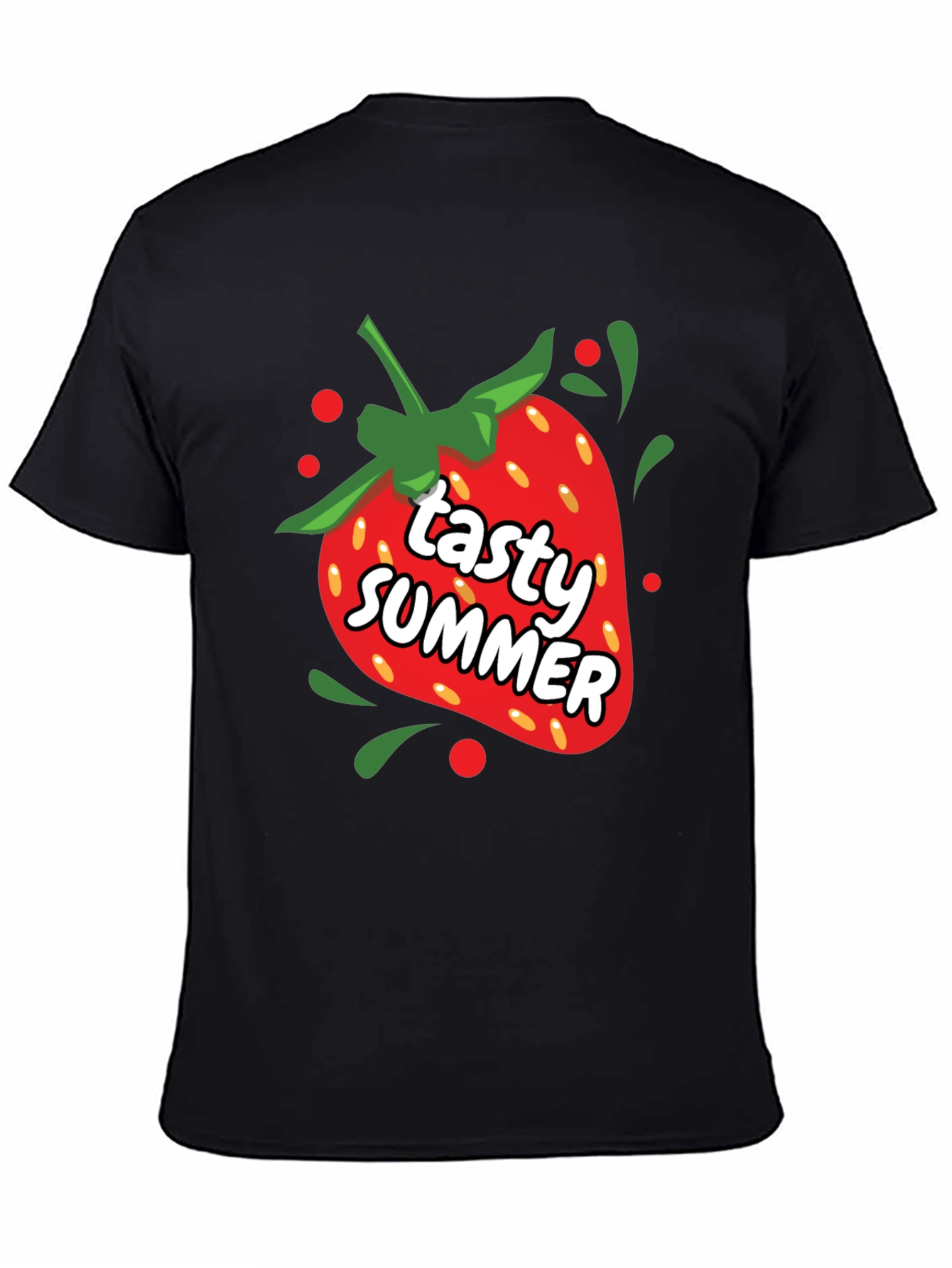Tasty Summer Strawberry Graphic T-Shirt