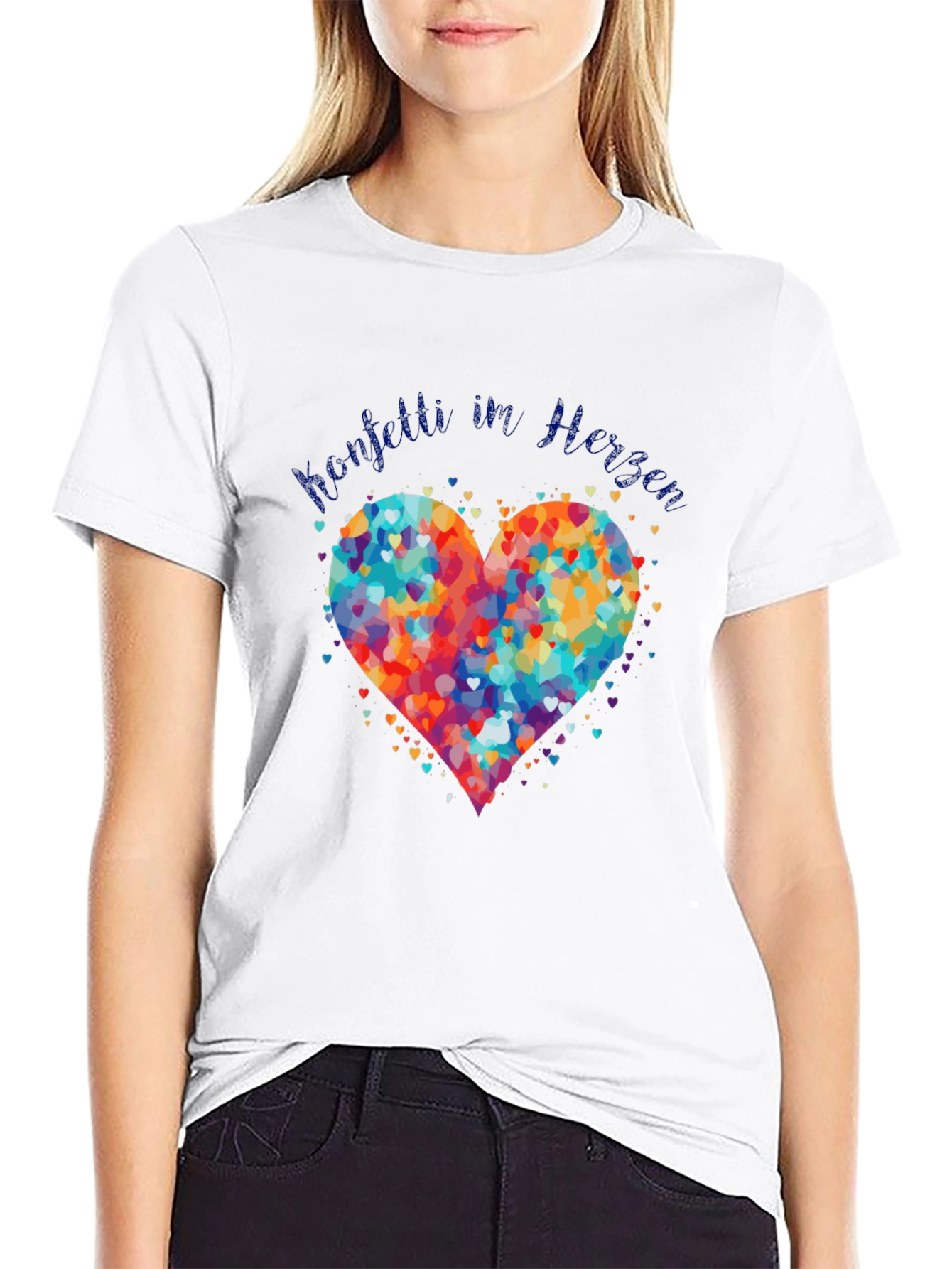 Colorful Hearts T-Shirt