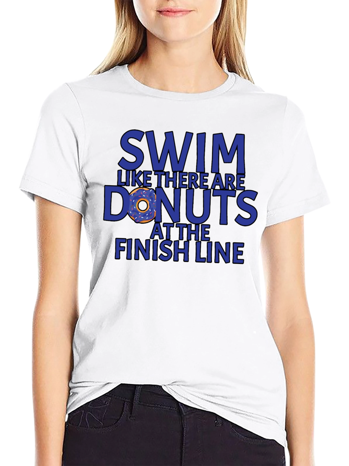 Swim for Donuts Graphic T-Shirt