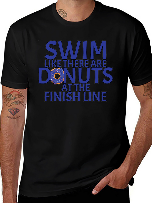 Swim for Donuts Graphic T-Shirt