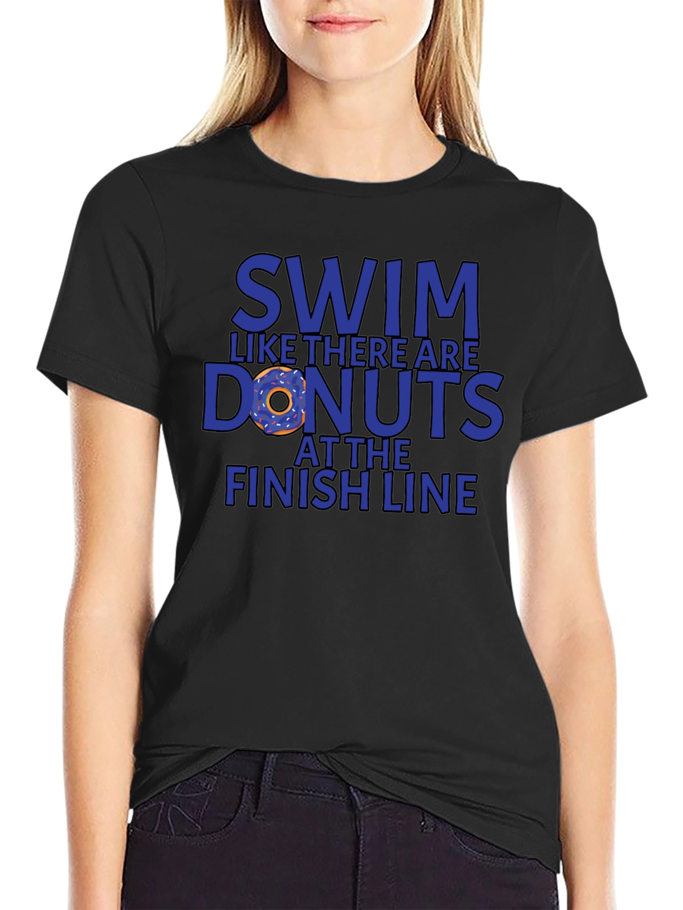 Swim for Donuts Graphic T-Shirt
