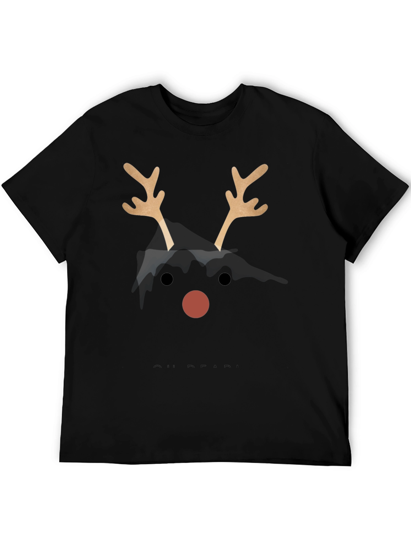 Reindeer Nose Christmas Tee Shirt