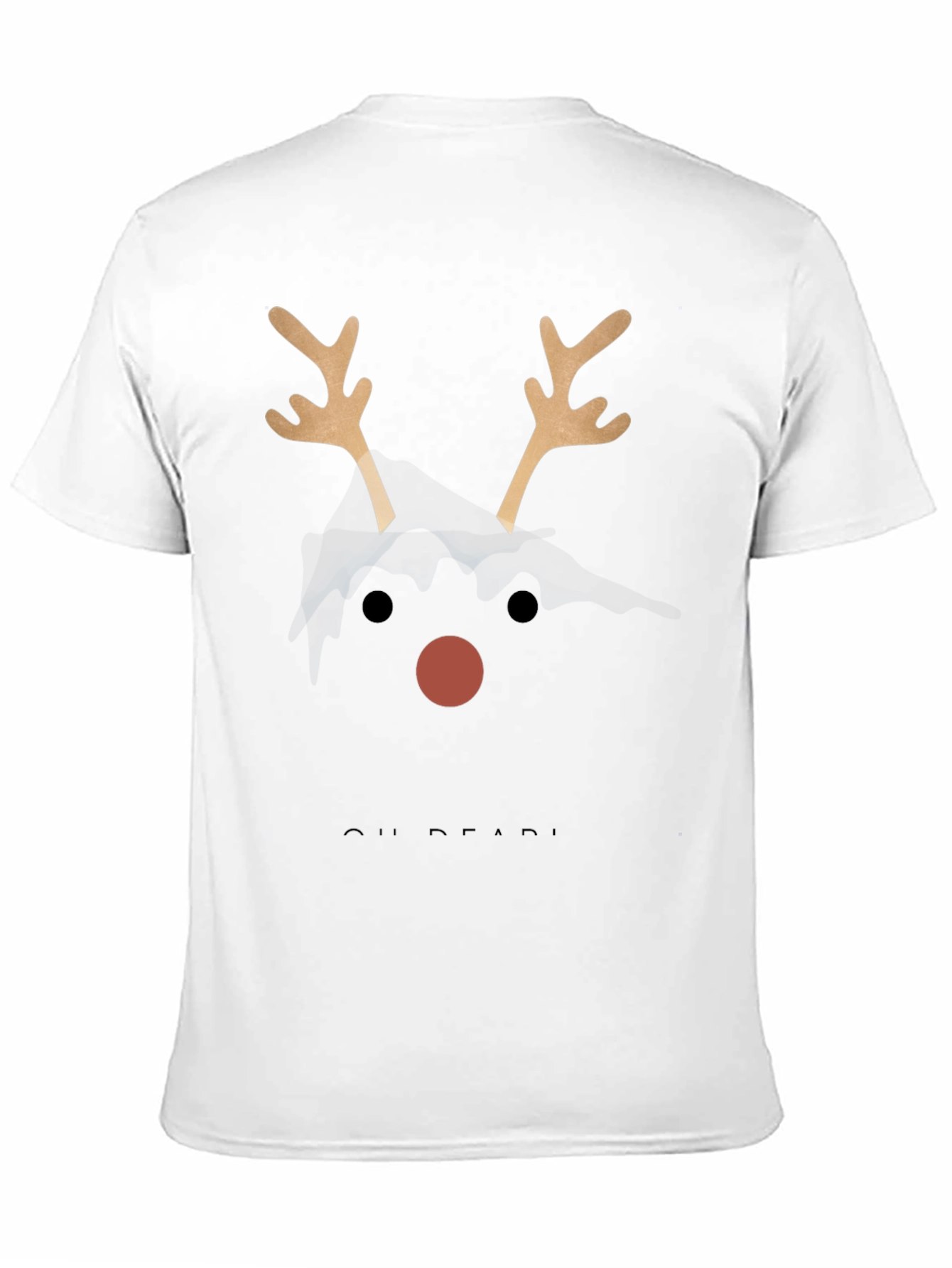 Reindeer Nose Christmas Tee Shirt