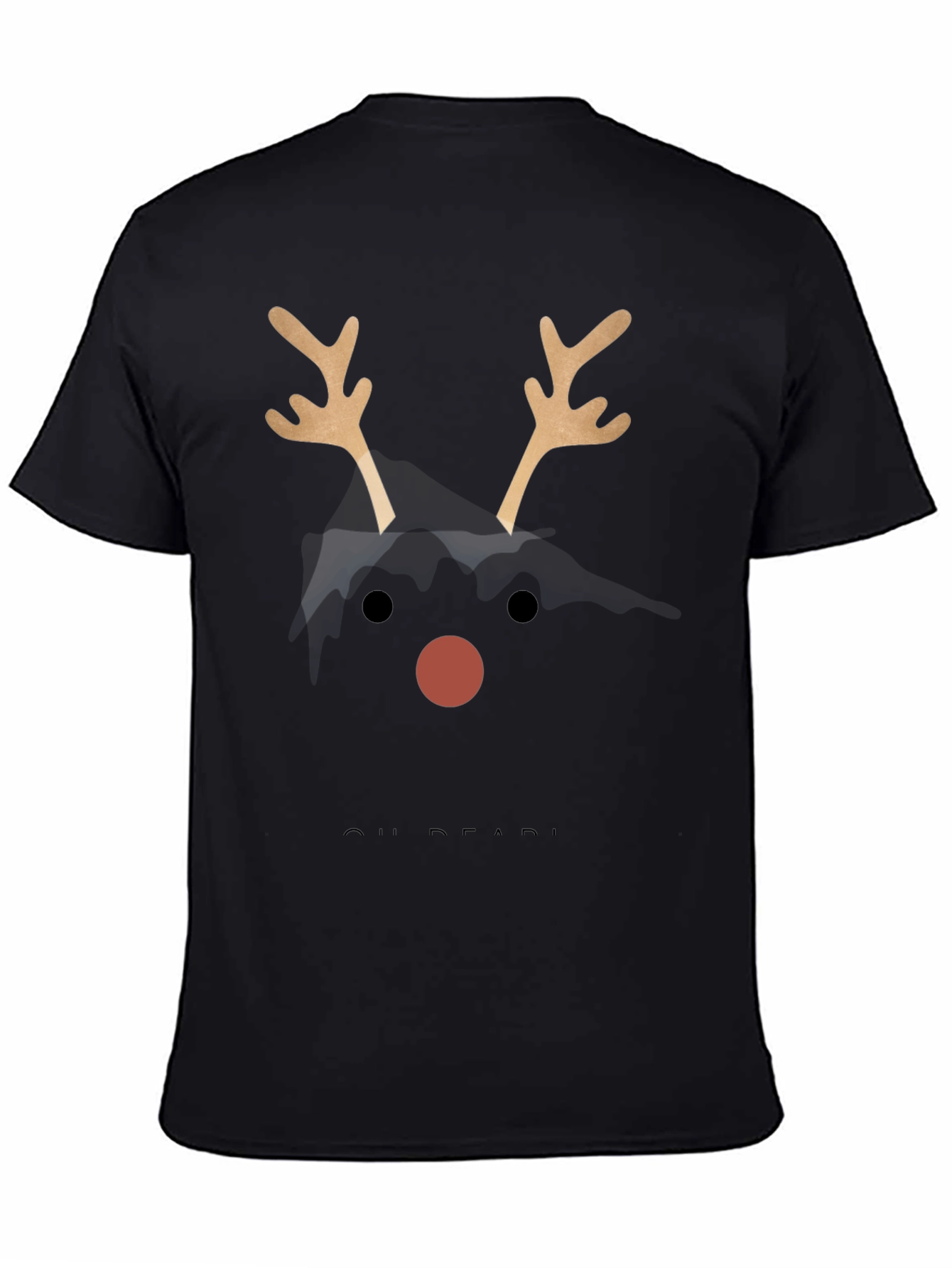 Reindeer Nose Christmas Tee Shirt