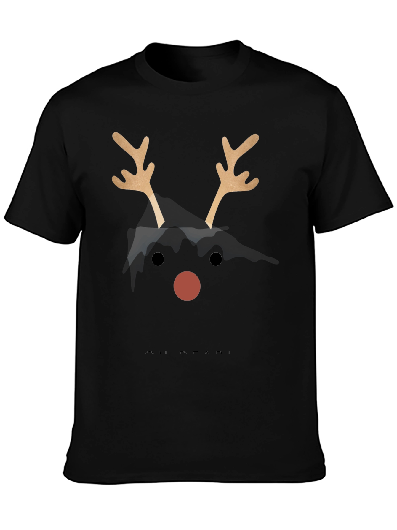 Reindeer Nose Christmas Tee Shirt