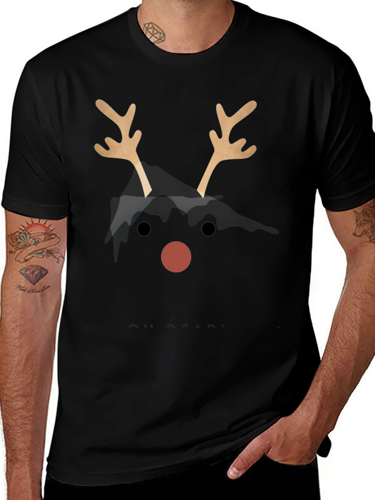 Reindeer Nose Christmas Tee Shirt