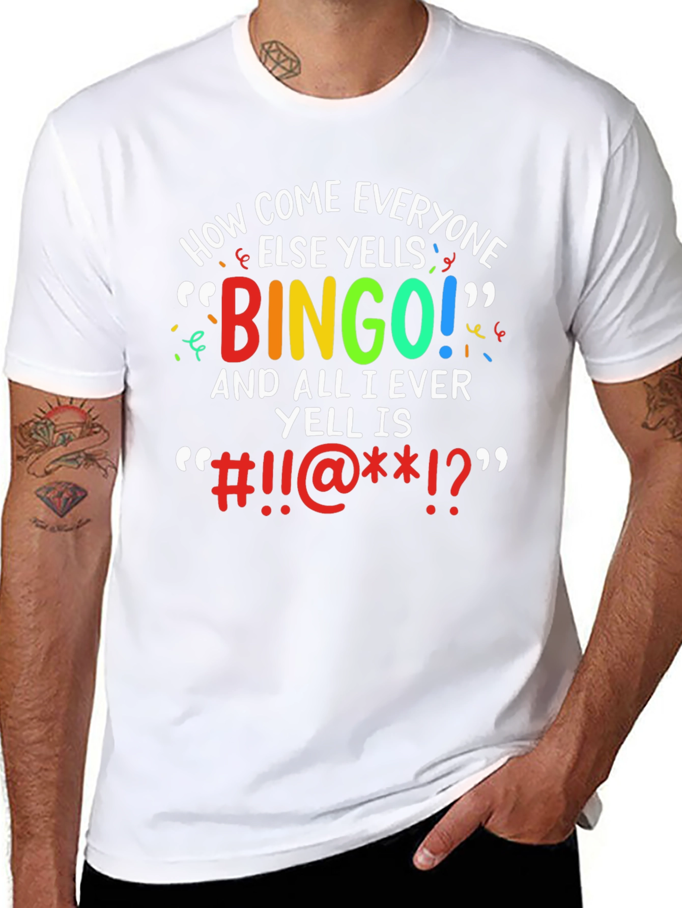 Bingo Frustration T-Shirt - Funny Sarcastic Tee