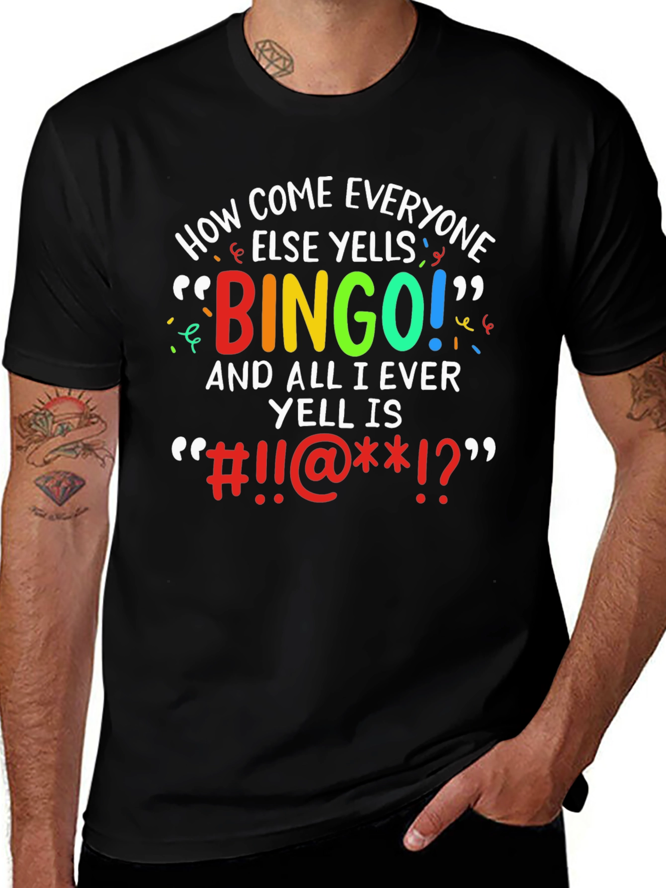 Bingo Frustration T-Shirt - Funny Sarcastic Tee