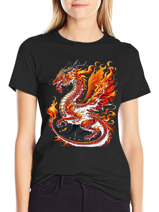 Fiery Dragon Graphic Tee