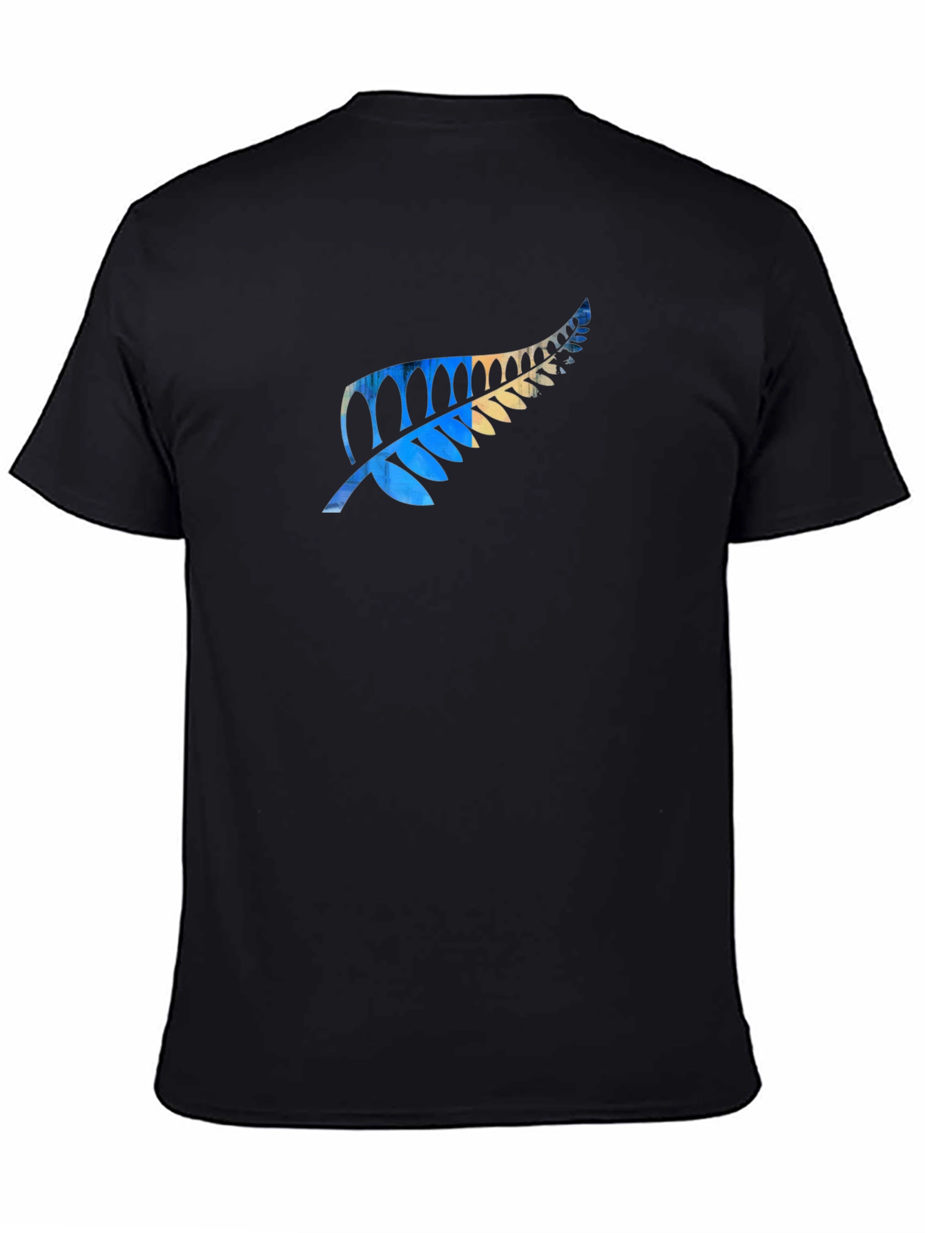 Fern Print Black T-Shirt