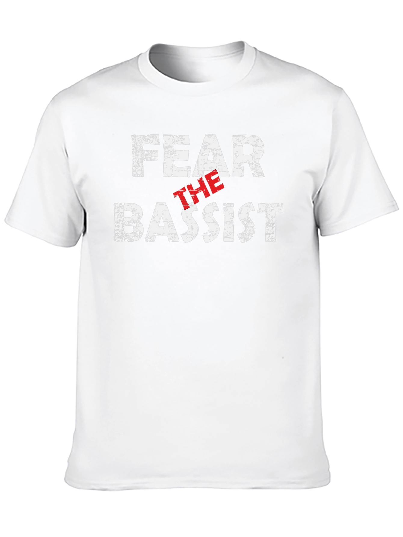 Fear The Bassist Black Graphic T-Shirt