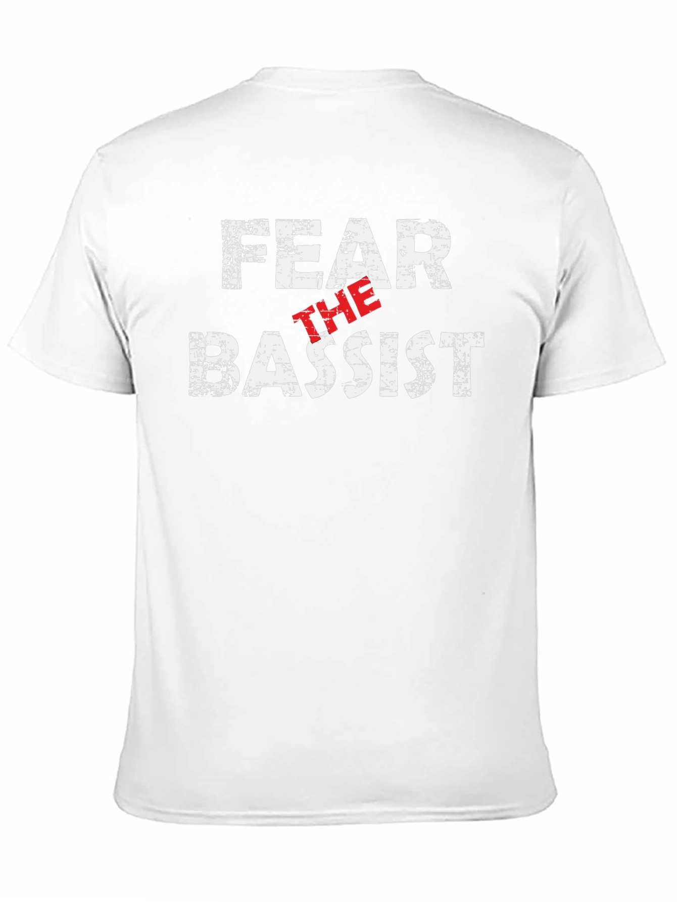 Fear The Bassist Black Graphic T-Shirt