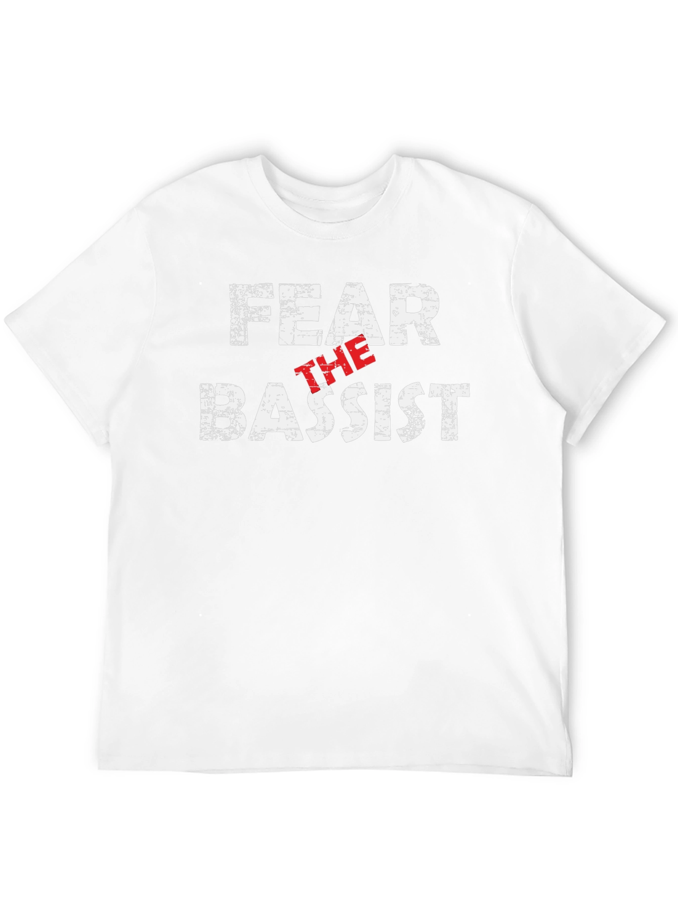 Fear The Bassist Black Graphic T-Shirt