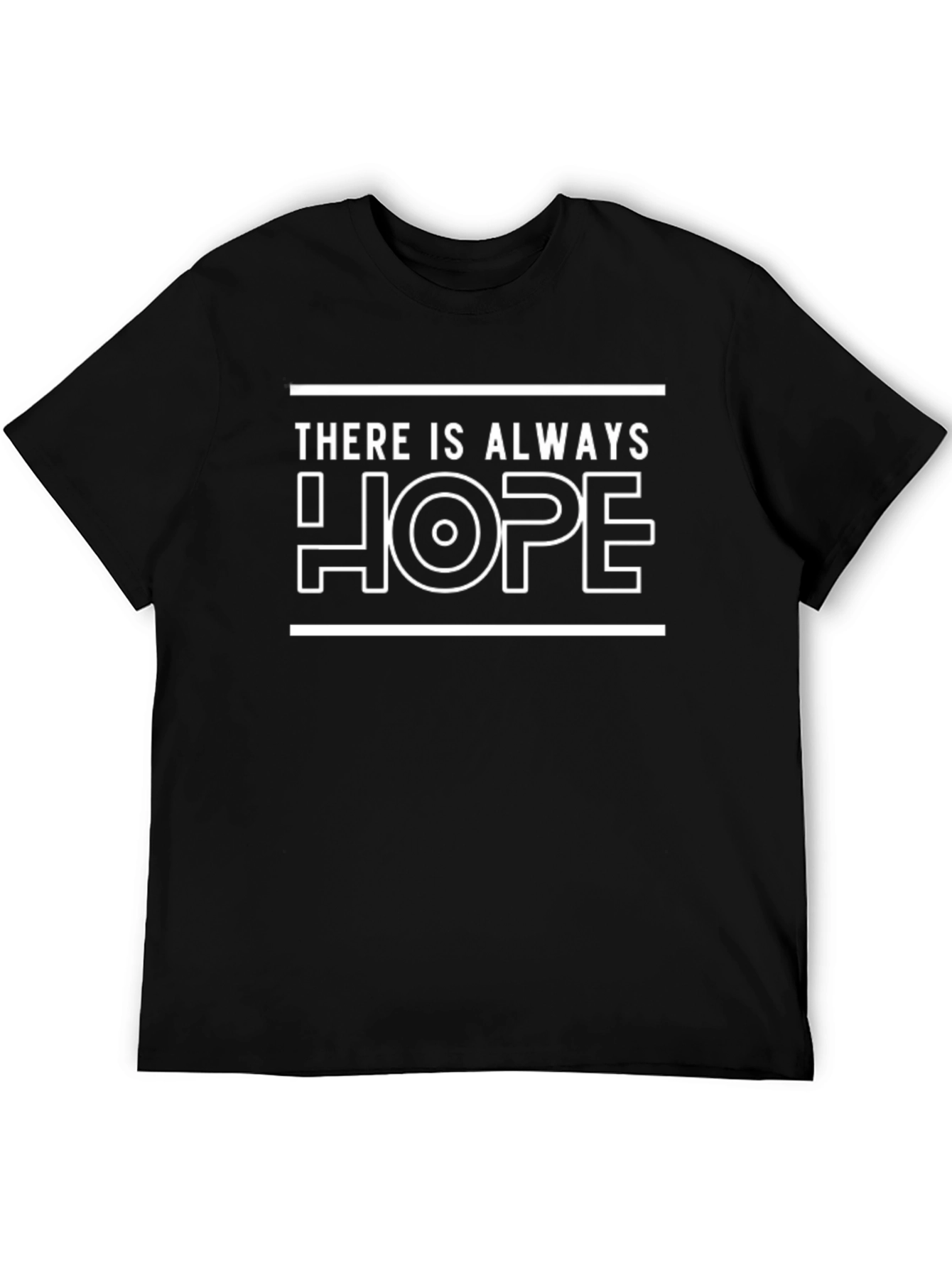 Always Hope Graphic Tee - Mens Black T-Shirt