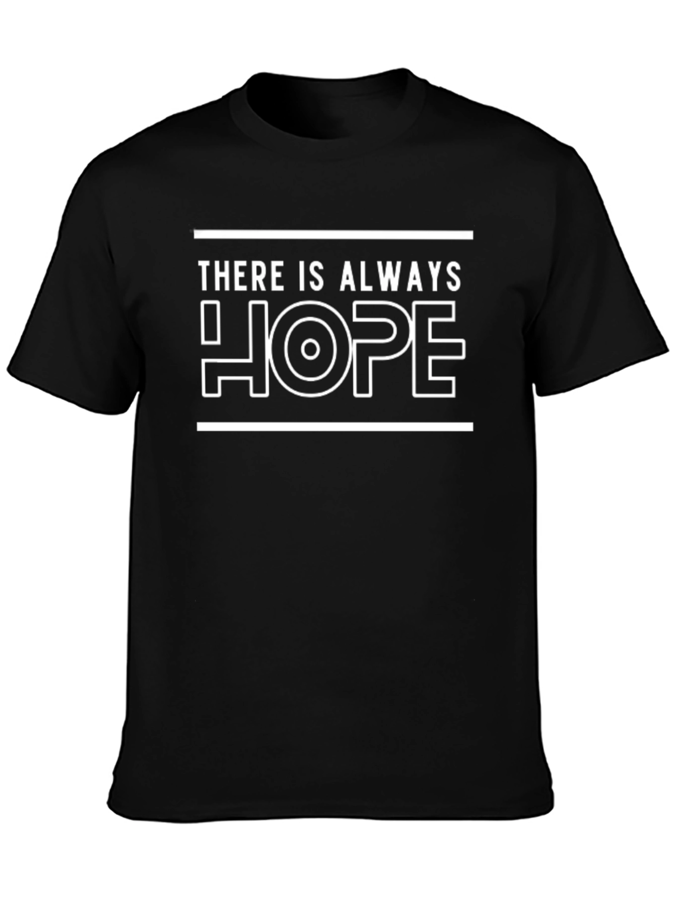 Always Hope Graphic Tee - Mens Black T-Shirt