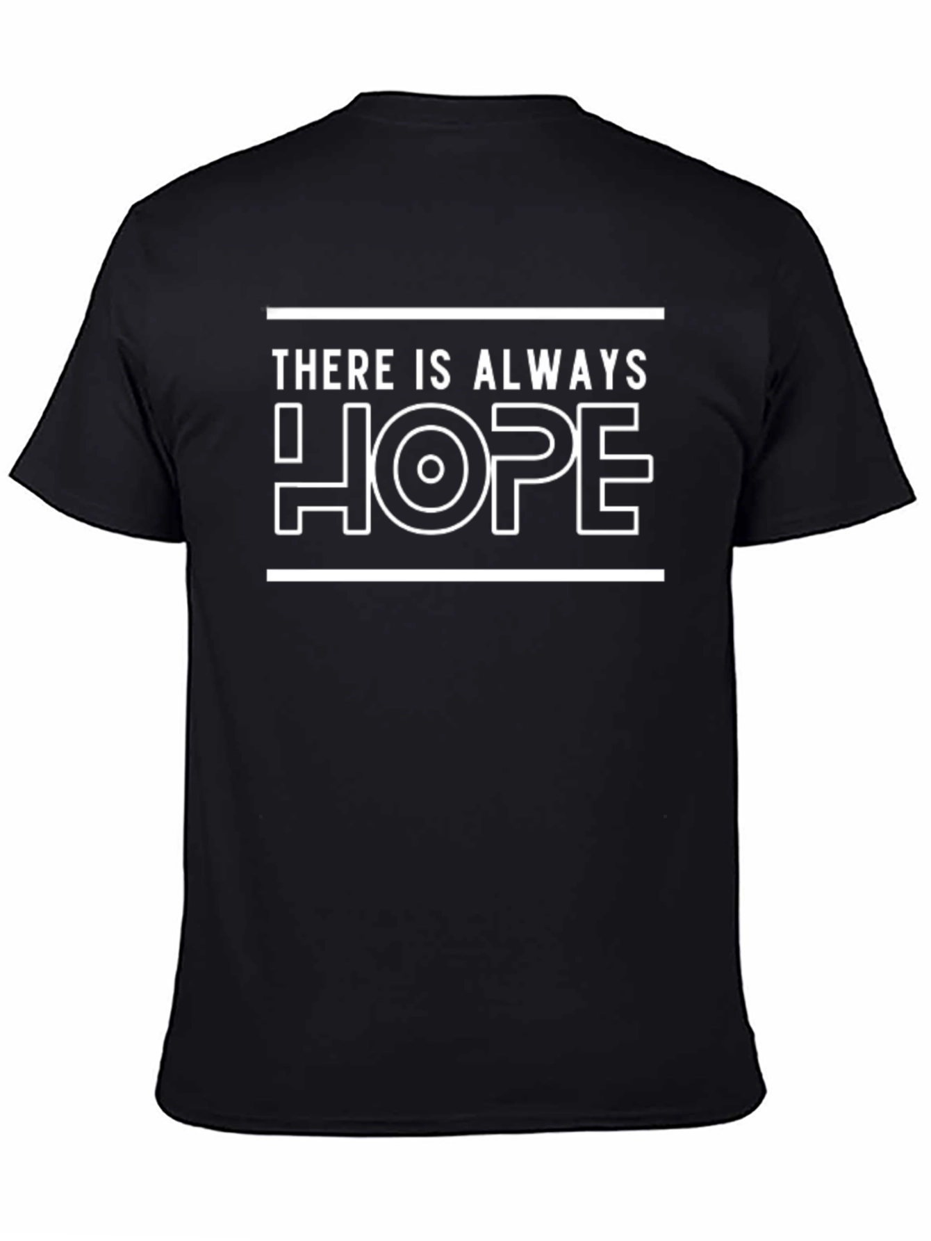 Always Hope Graphic Tee - Mens Black T-Shirt