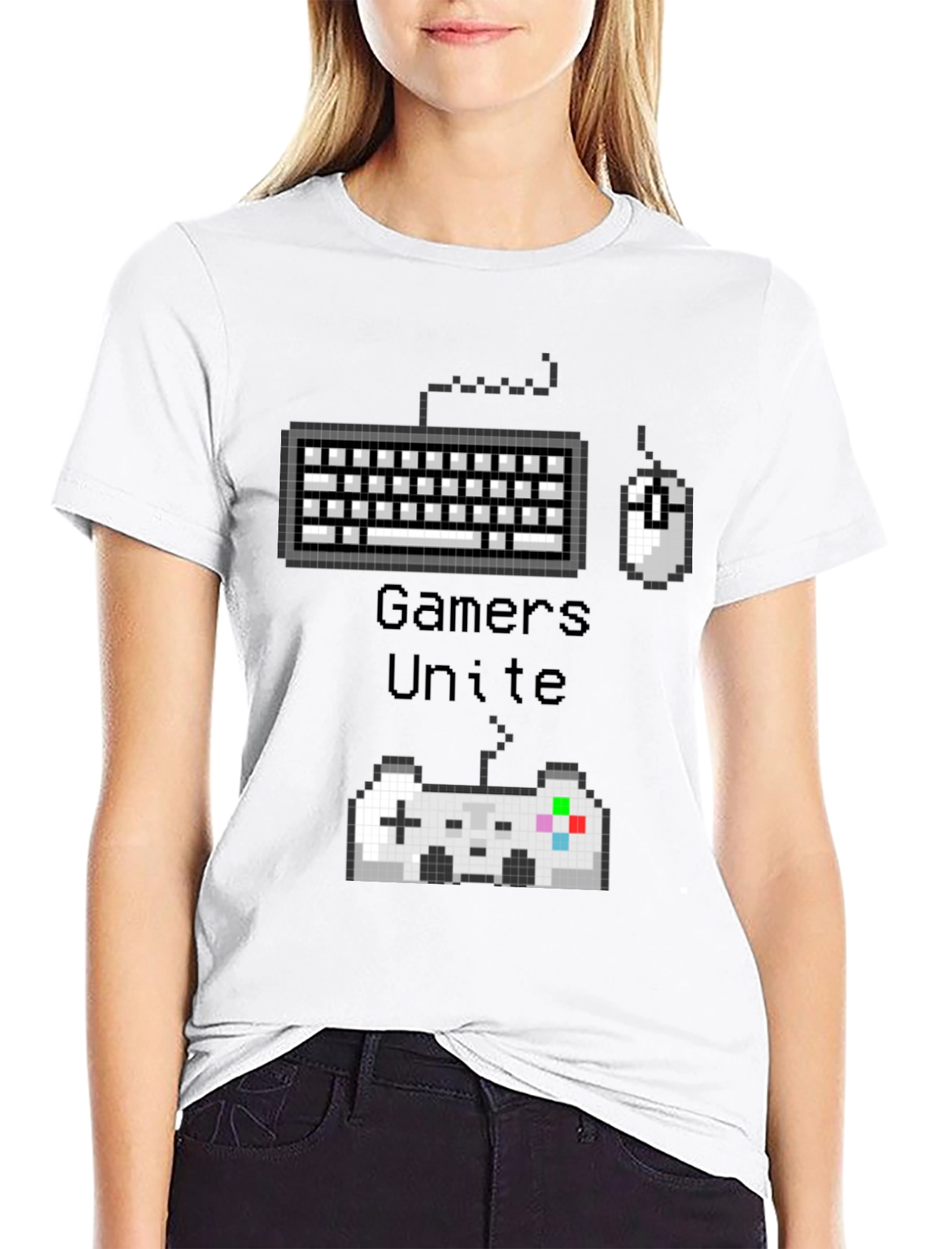 Gamers Unite Black T-Shirt